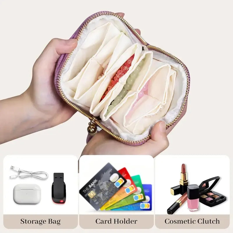 🔥 Jewelry Travel Organizer | Keep Rings, Earrings & Necklaces Neatly Stored