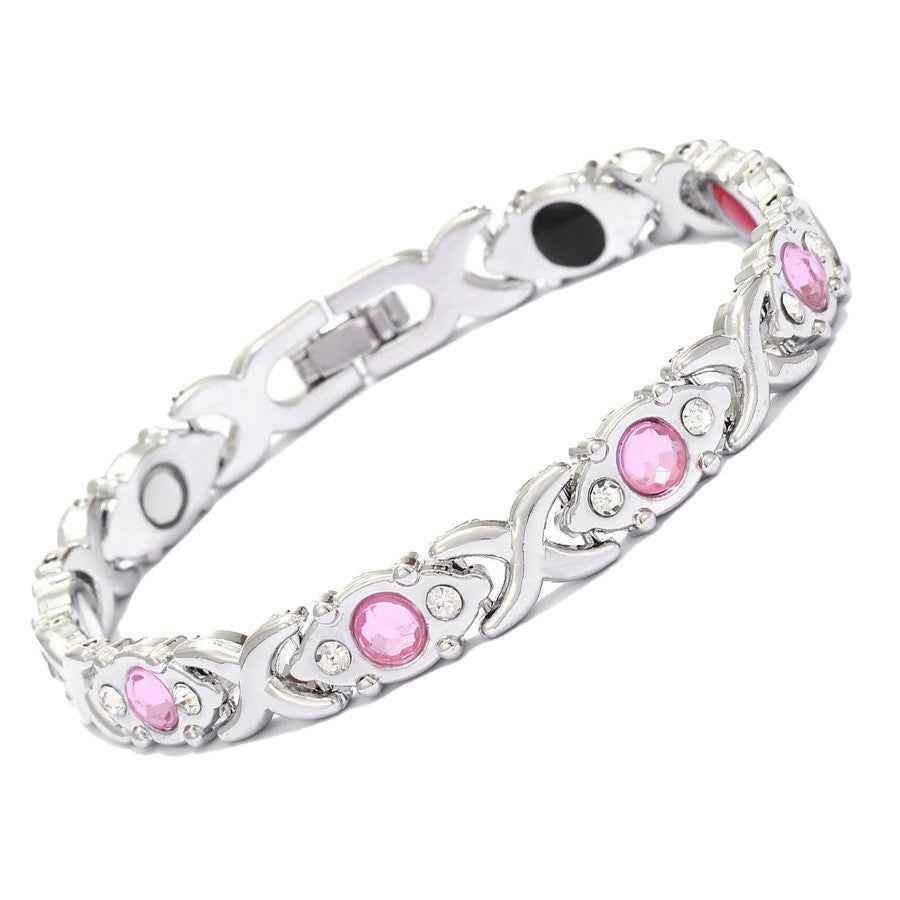 💎 Energy Magnetic Bracelet | Adjustable Diamond Ladies Bracelet