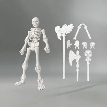 💀 Poseable Skeleton Figure | DIY Creative Building Kit