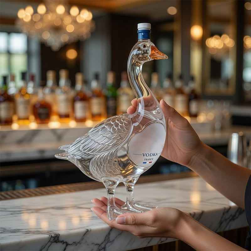 🔥2026 Limited Edition | ⚡️🍾30th Anniversary 3D Sculpted Vodka Goose Bottle🪿