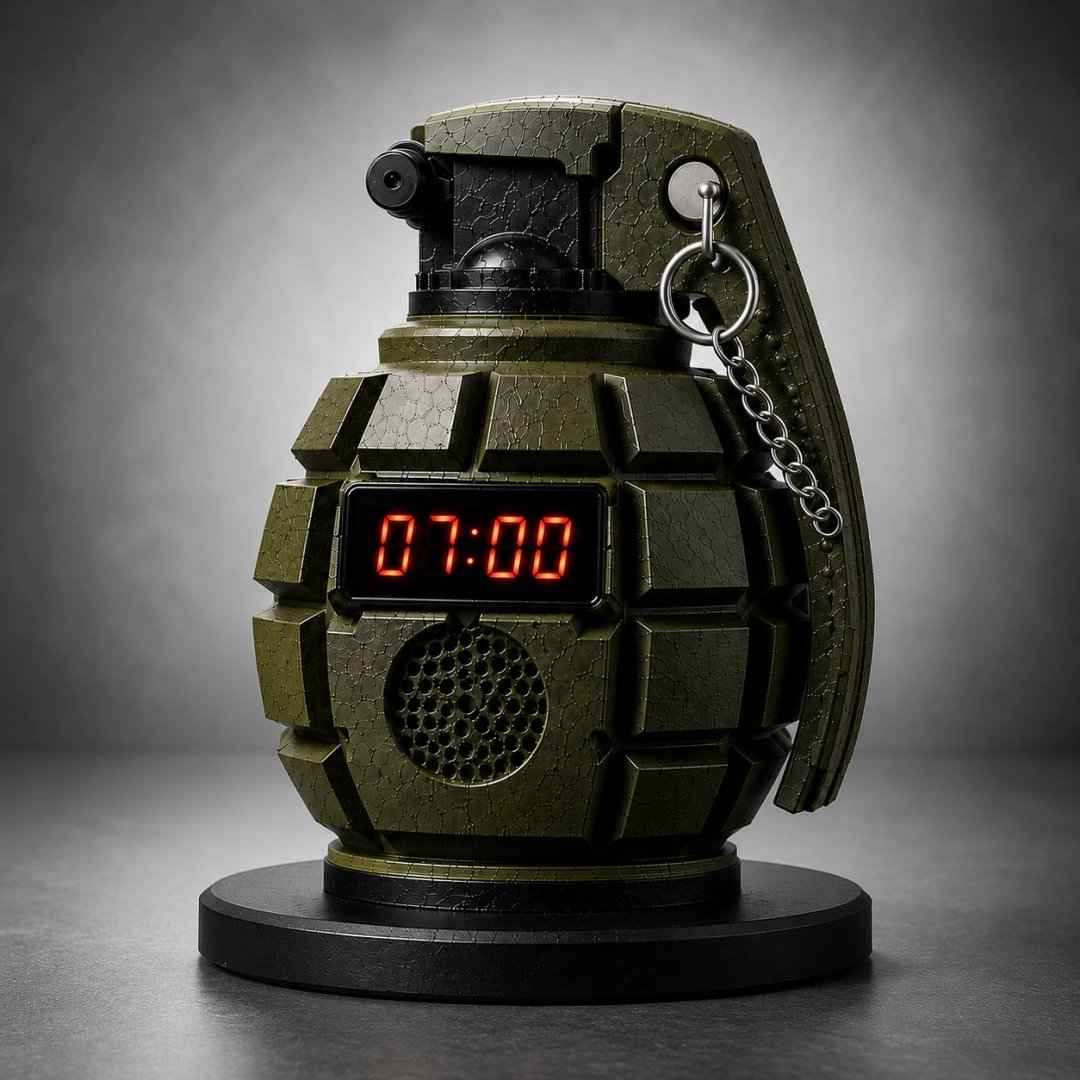 Grenade Alarm Clock