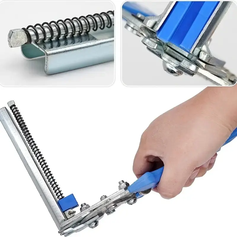 Fasten Upholstery, Wire Mesh & Fencing In Seconds 🔧 Heavy-Duty Hog Ring Pliers Kit