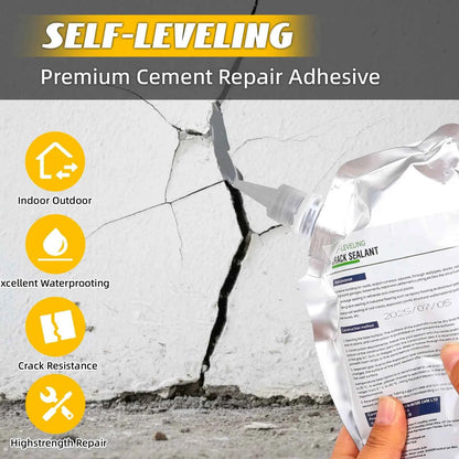 🛠️ Concrete Crack Filler & Sealant | Quick-Dry Waterproof Repair