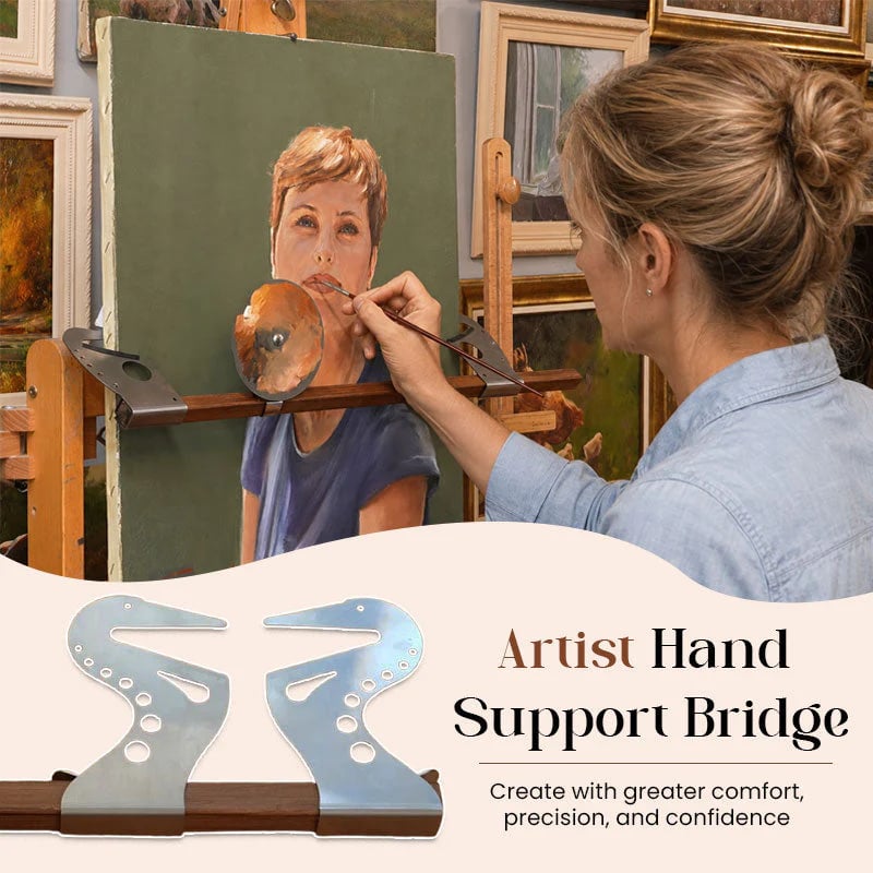 🔥50% OFF TODAY - 🎨Adjustable Easel Hand Rest Support Bar(✨Artist Comfort Painting Hand Bridge}