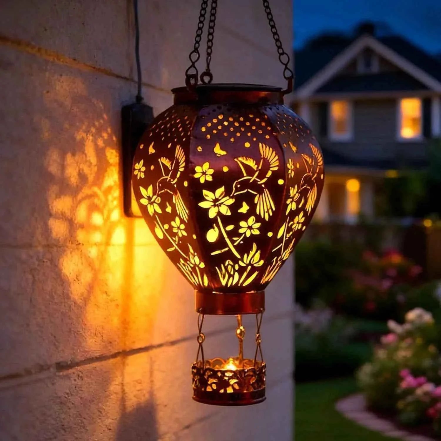 🌞 Solar Powered Hot Air Balloon Lantern🌞