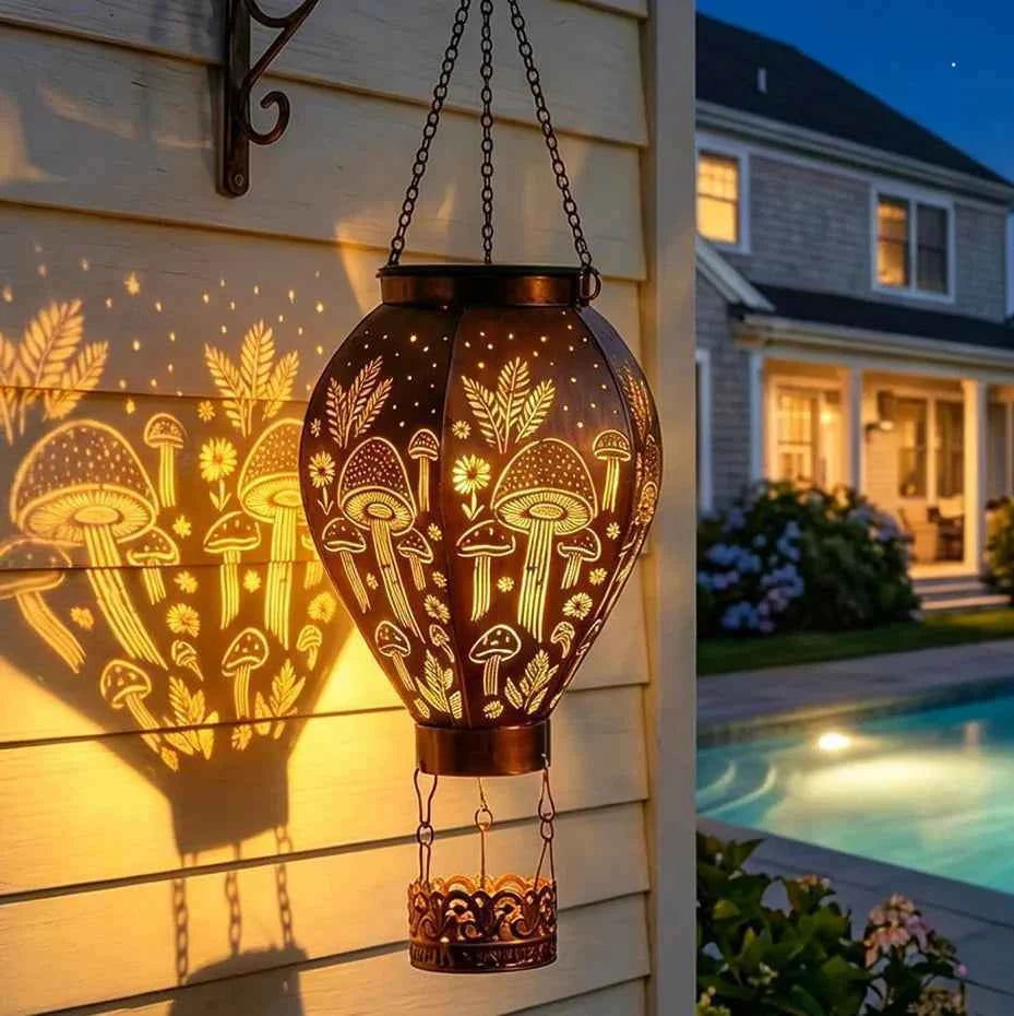 🌞 Solar Powered Hot Air Balloon Lantern🌞