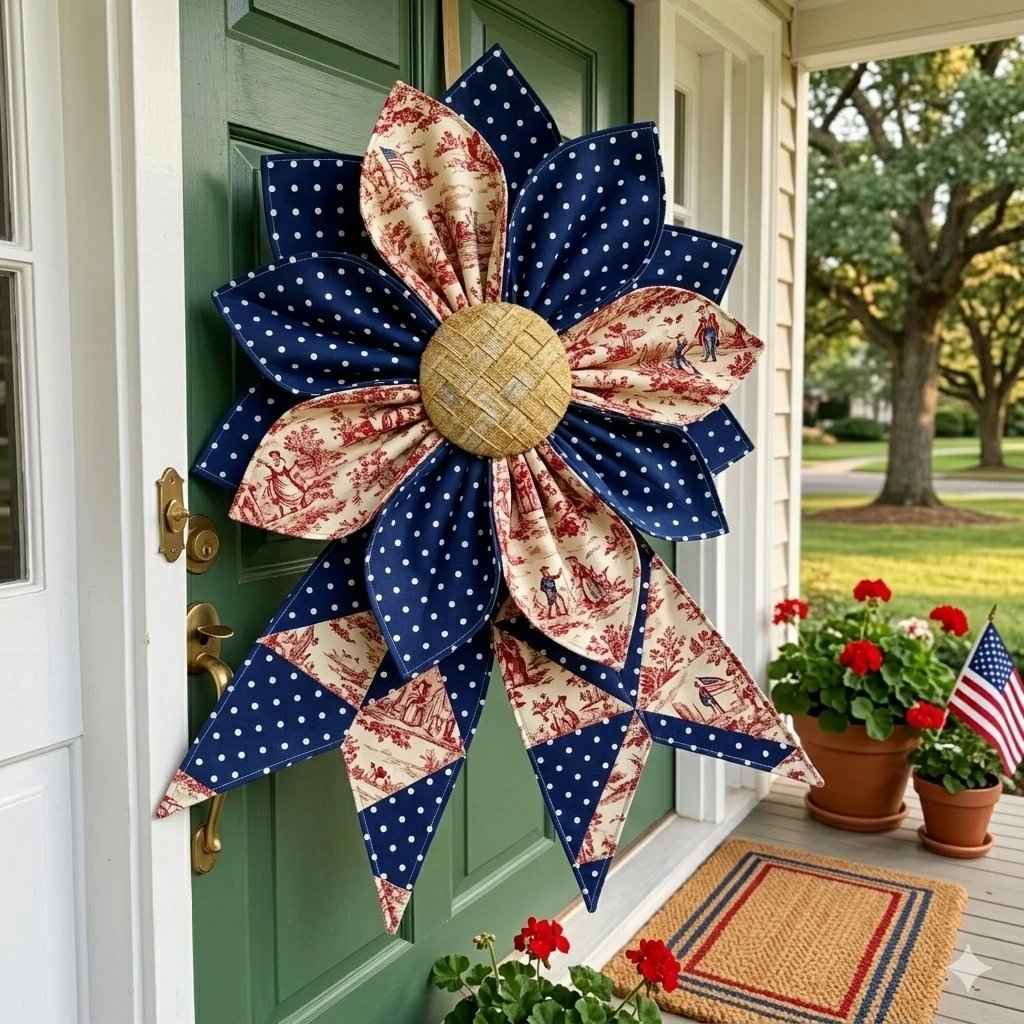 🔥Last Day 45% OFF🔥| 🏵️Upgrade Large Size The Heritage Bloom Wreath & Bow🌸