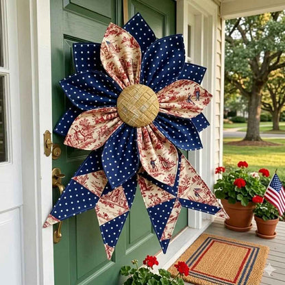 🔥Last Day 45% OFF🔥| 🏵️Upgrade Large Size The Heritage Bloom Wreath & Bow🌸