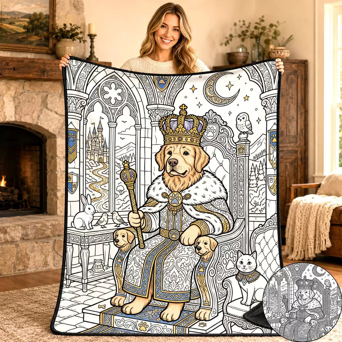 Ahlwo™ Coloring Blanket🖍️ Color It. Wash It. Repeat It! 🔄✨