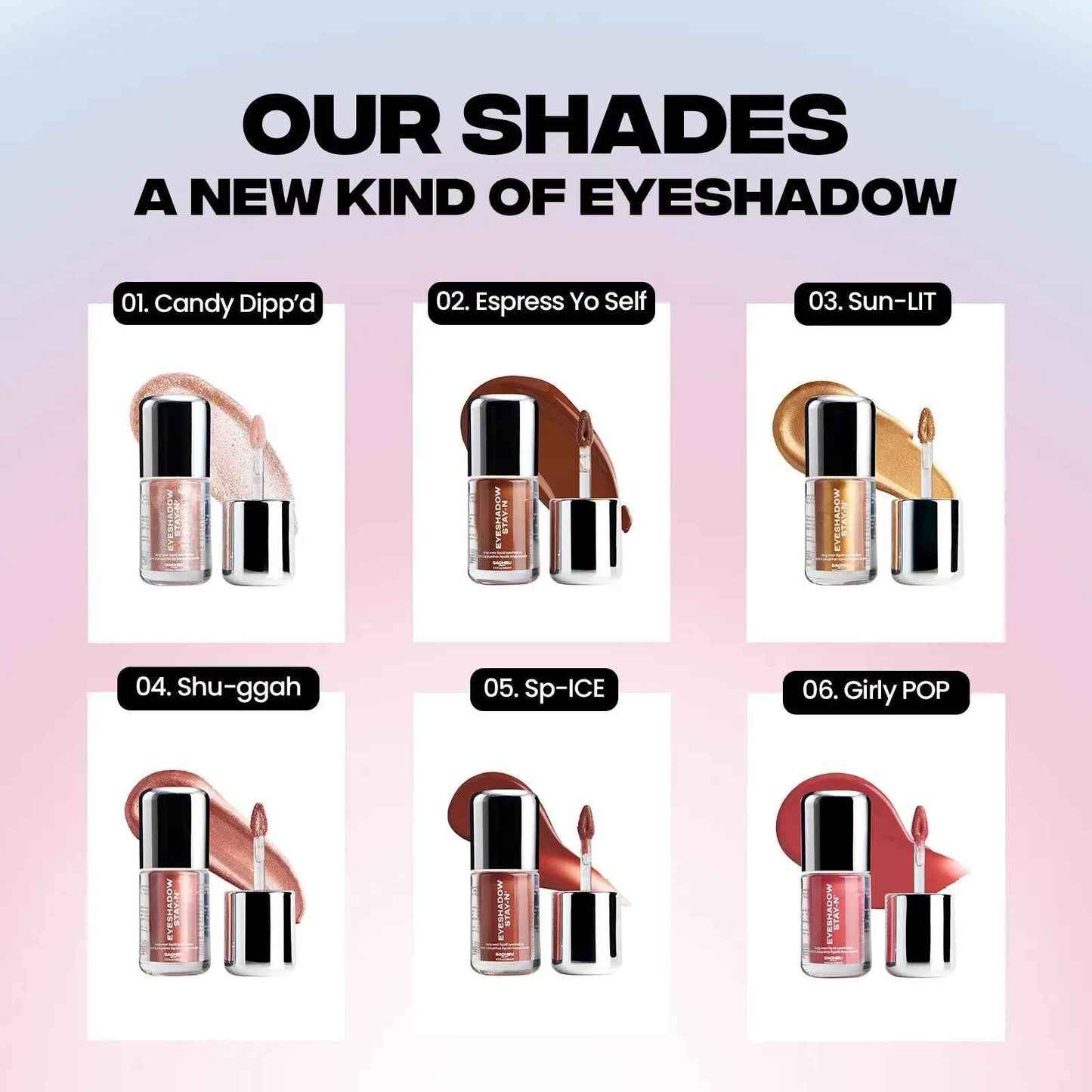💄 Long-Lasting Liquid Eyeshadow | Waterproof Crease-Proof Formula
