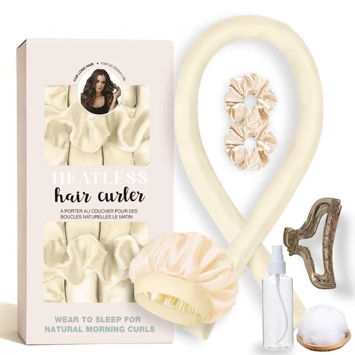 🎁Buy 2 Get 1 Free🔥Heatless Curling Rod Headband👩Get Natural, Voluminous Curls While You Sleep 😍
