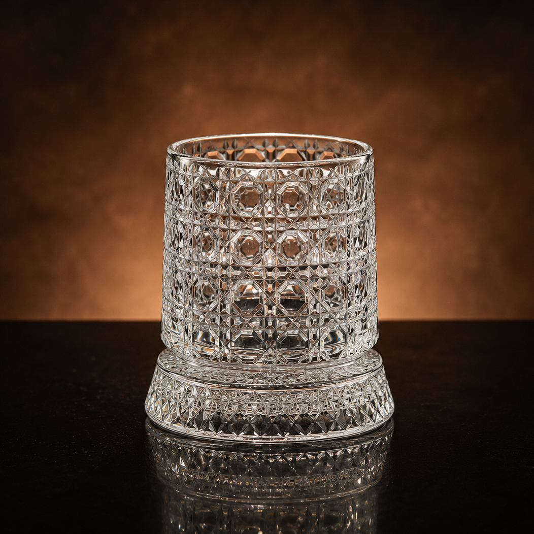 😎Best Gift For Gentlemen-360° Spinning Crystal Whiskey Glass🥃