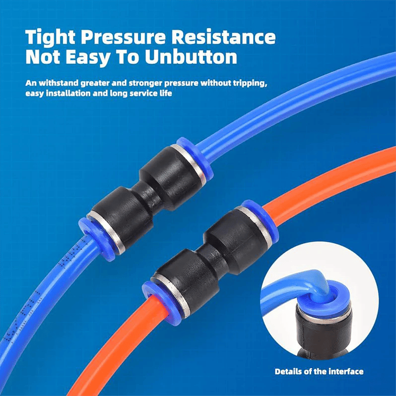 🔥1/4 Inch Pneumatic Push-to-Connect Air Hose Fittings Kit
