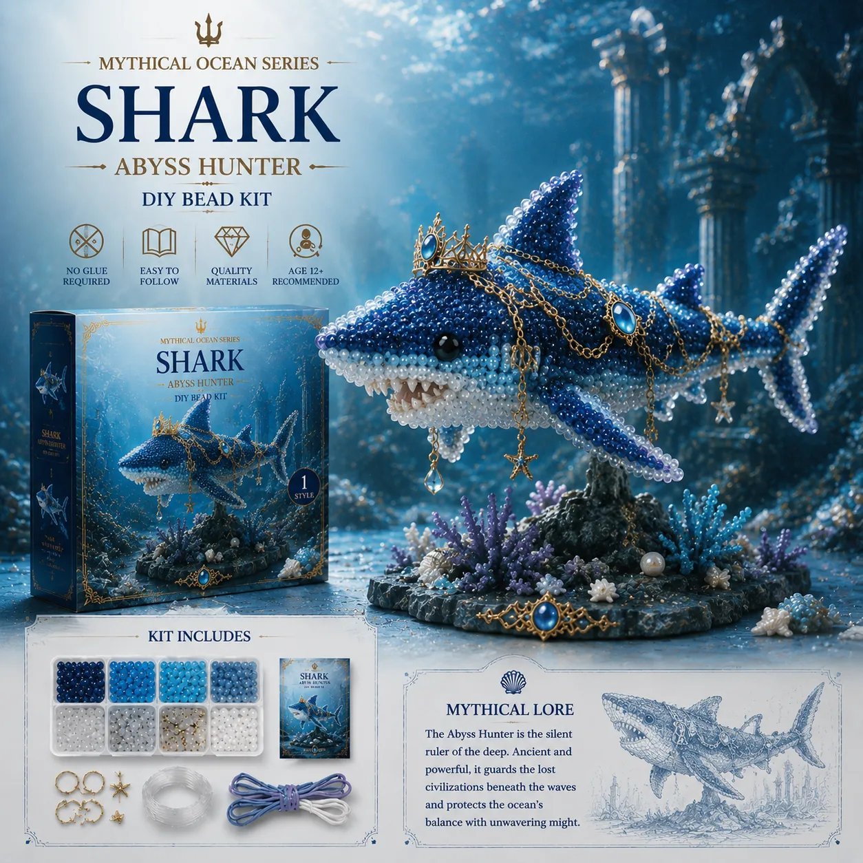 🔥Last Day 50% OFF🔥🌊 Mythical Ocean DIY Bead Kit