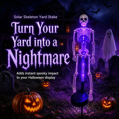 Turn Your Yard Into A Spooky Skull Path 💀🌙 Halloween Solar Garden Lights
