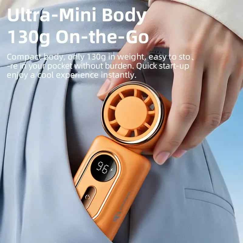 🔥Last Day Promotion| 🧊Mini Portable Handheld Clip Fan 💦– Brushless Motor, Cool Anytime, Anywhere💧