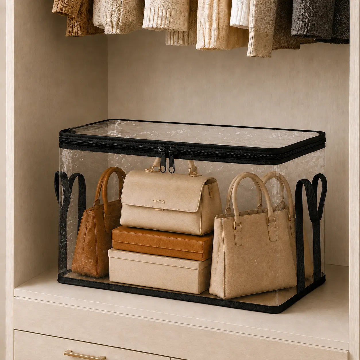 ✨ Large Capacity Storage Bag | Clothes & Blanket Organizer