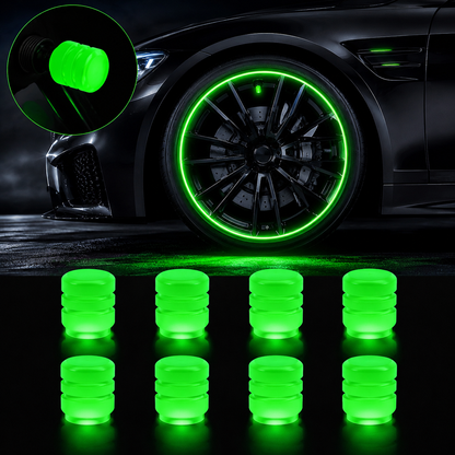 🔥💡Cool Glowing Tire Valve Caps – Instantly Upgrade Your Wheels