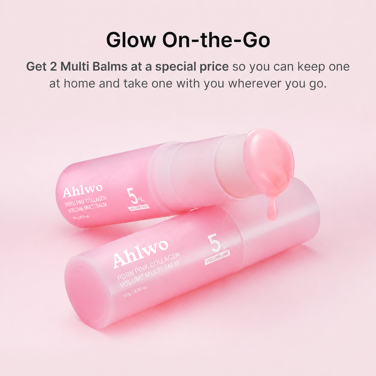 Final 3 hours 75% OFF💜LAST DAY - BUY 1 GET 1 FREE💜Pink Collagen Volume Multi Balm