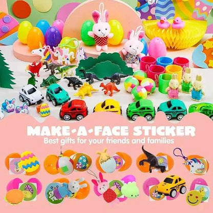 🐣 Prefilled Easter Eggs Toys | 36/50/75/100PCS Egg Hunt Set