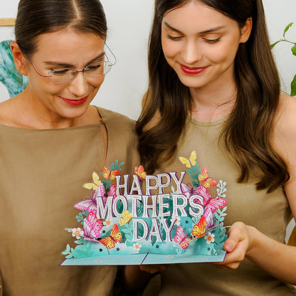 🌺Mother‘s Day - 55% OFF🌼Paper Love Mother's Day Card, 👩Happy Mothers Day Pop Up Card 3D Design🦋