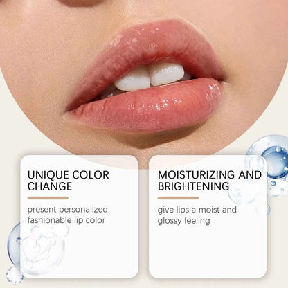 ✨ Color Changing Lipstick | Gold Crystal Moisturizing Lip Gloss