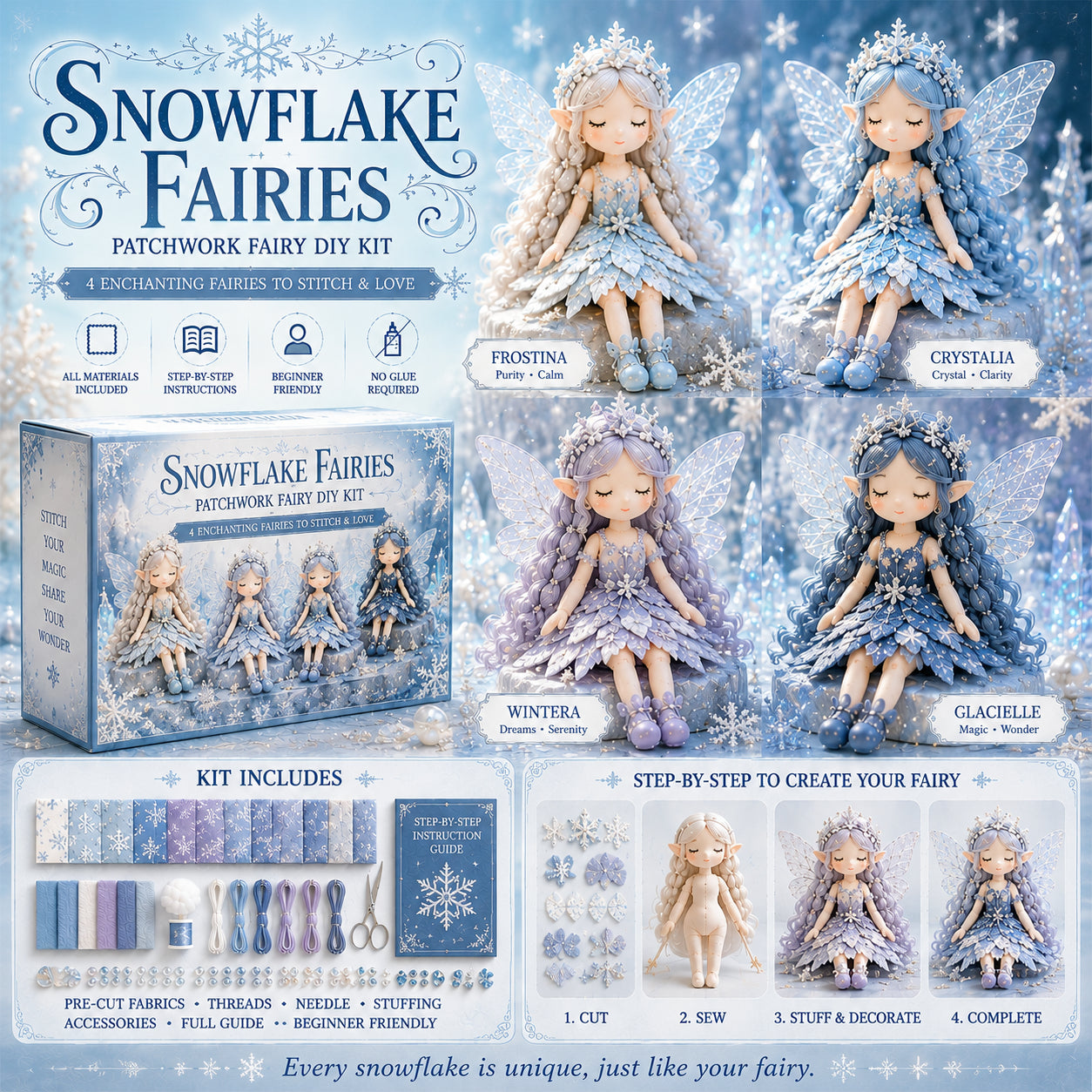 Fairy Patchwork DIY Collection ⚡Buy 2 10% OFF, Buy 3 15% OFF