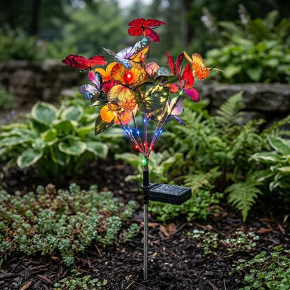 🏠Light Your Garden🦋 Solar Butterfly Garden Light  – Realistic Colorful Decor for Lawn & Pathway ✨