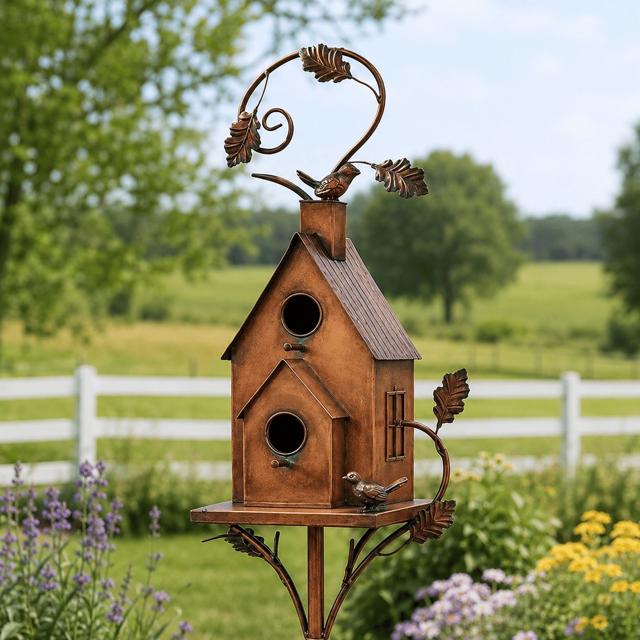 ❤🐦Handmade Iron Birdhouse❤