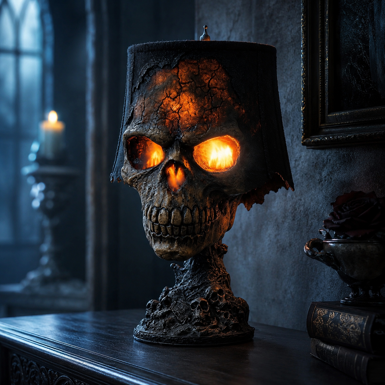 Last Day 45% OFF & Free Shipping🔥🔥Molten Skull Lava Lamp💀