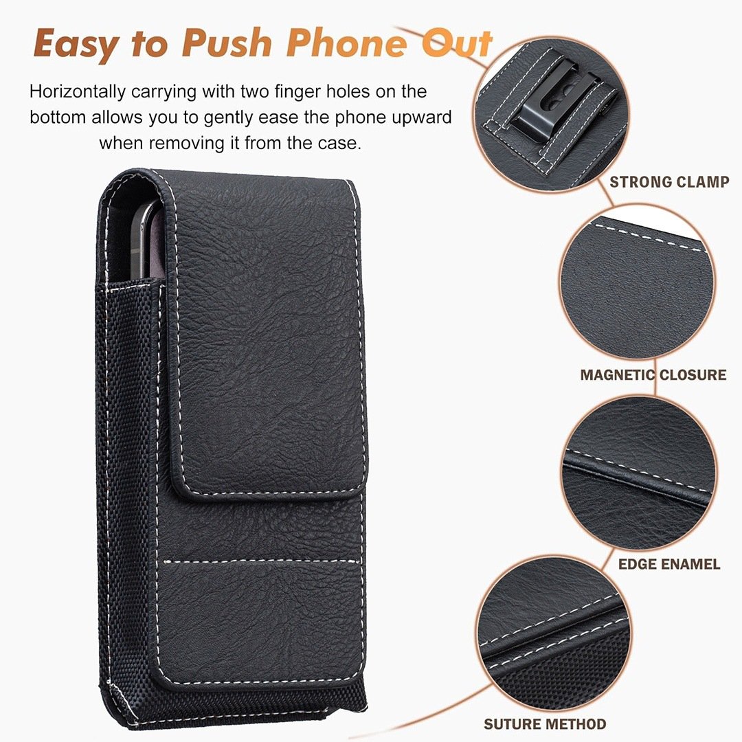 🔥📱 Limited Offer 50% OFF✨ Mobile Phone Belt Pouch | Easy Access, Secure Fit & Convenient Card Storage