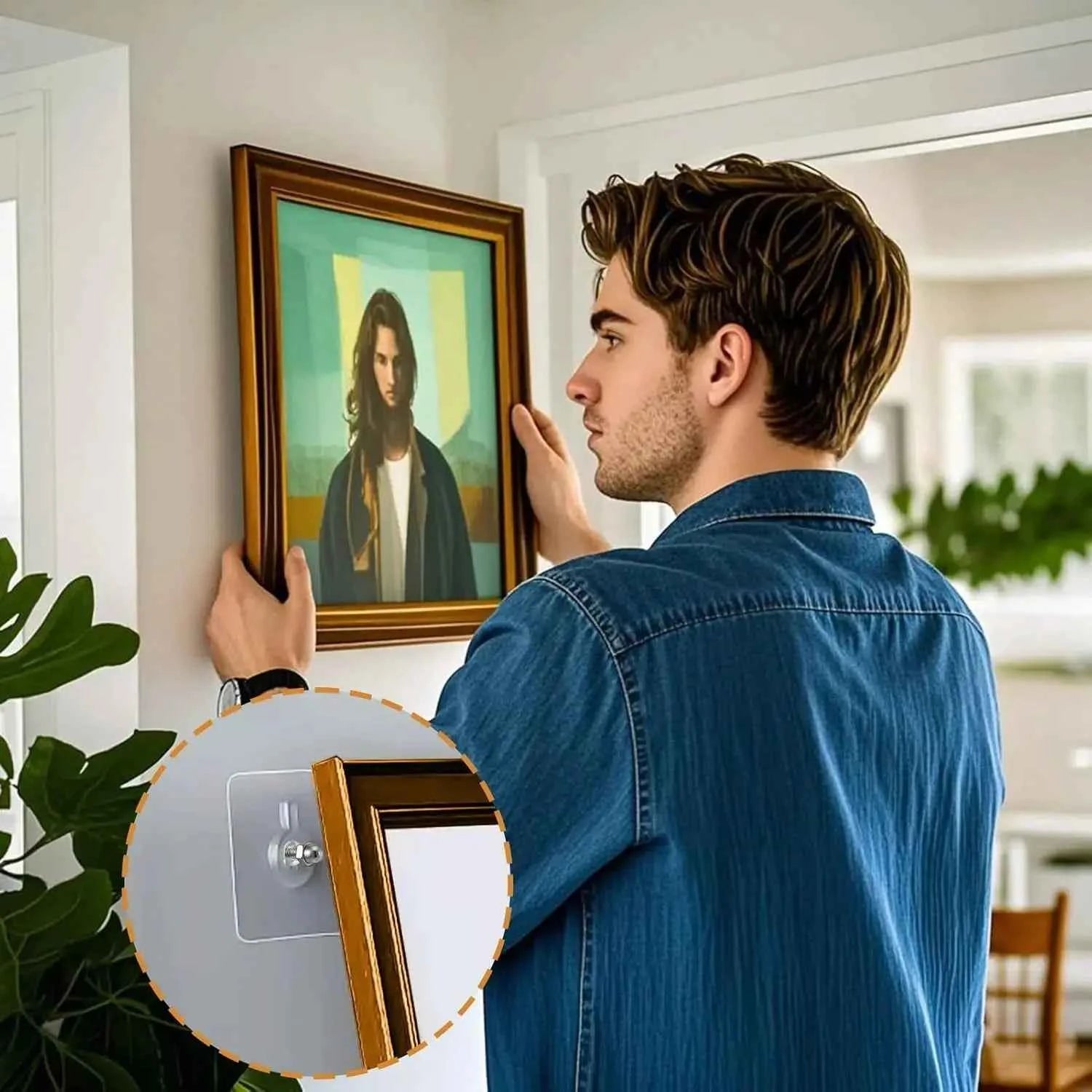 🧲 40PCS Self-Adhesive Wall Hooks | Bathroom & Kitchen Organizer