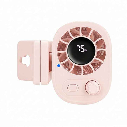 ❄️ Car Clip-On Fan with LED Display – Stay Cool Anywhere You Drive