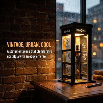 🔥Hot Sale 50% OFF✨Vintage Phone Booth Ambient Lamp🎇
