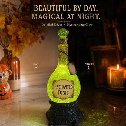 🔥Last Day 49% OFF -🧙✨Lighted Enchanted Tonic Poison Bottle Glitter Globe(📦Buy 2 Free Shipping)