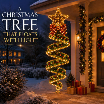 ✨Last day for 53% off🎄 Christmas Magic Spiral Hanging LED Light – 3 Festive Designs ✨