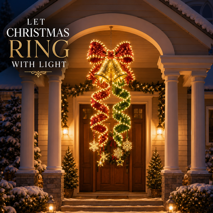 ✨Last day for 53% off🎄 Christmas Magic Spiral Hanging LED Light – 3 Festive Designs ✨