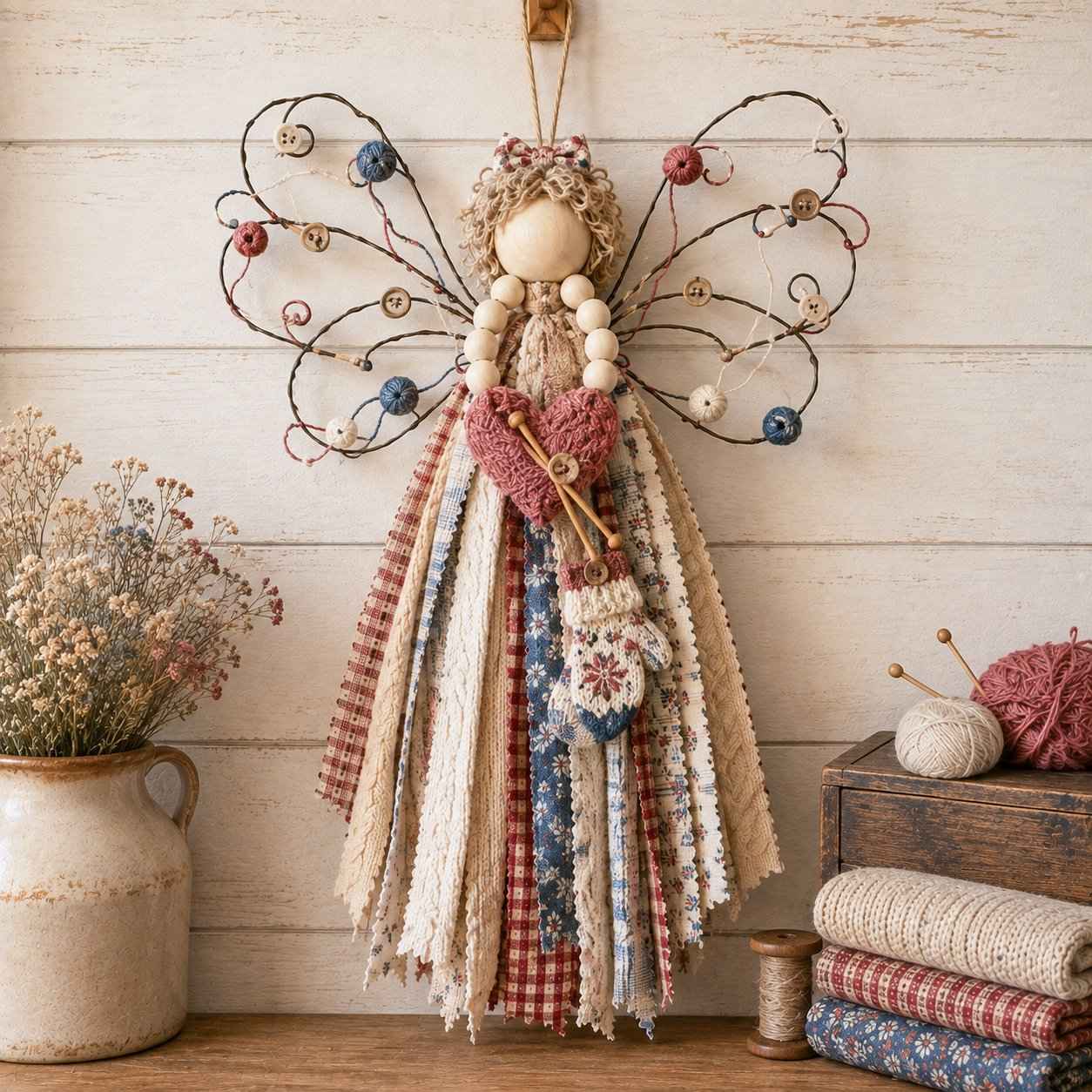 🔥HOT SALE - 🪽 Angel Fabric Hanging DIY Kit