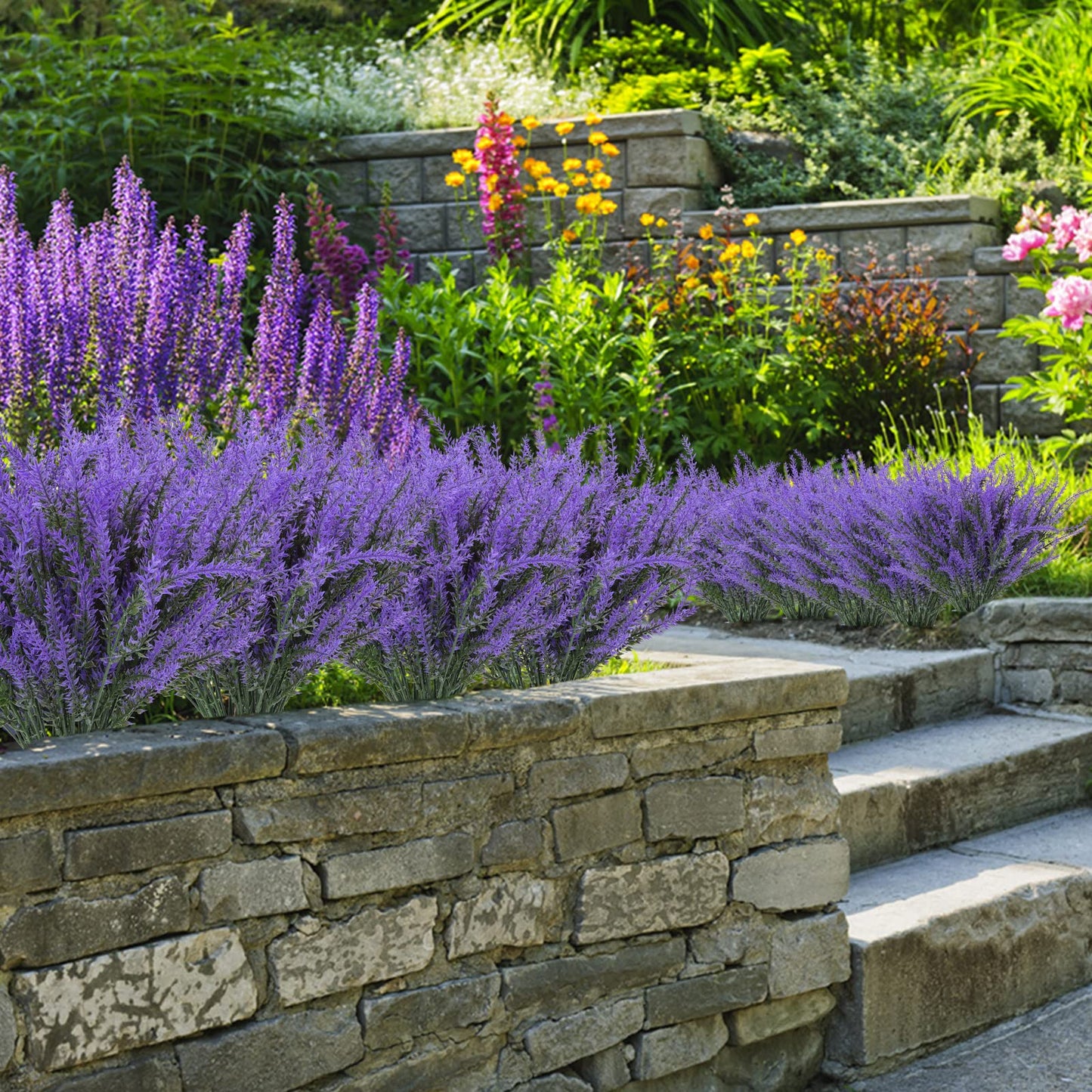🖼️2026 Hot Sale&Best Garden's Decor🌸Outdoor Artificial Lavender Flowers💐