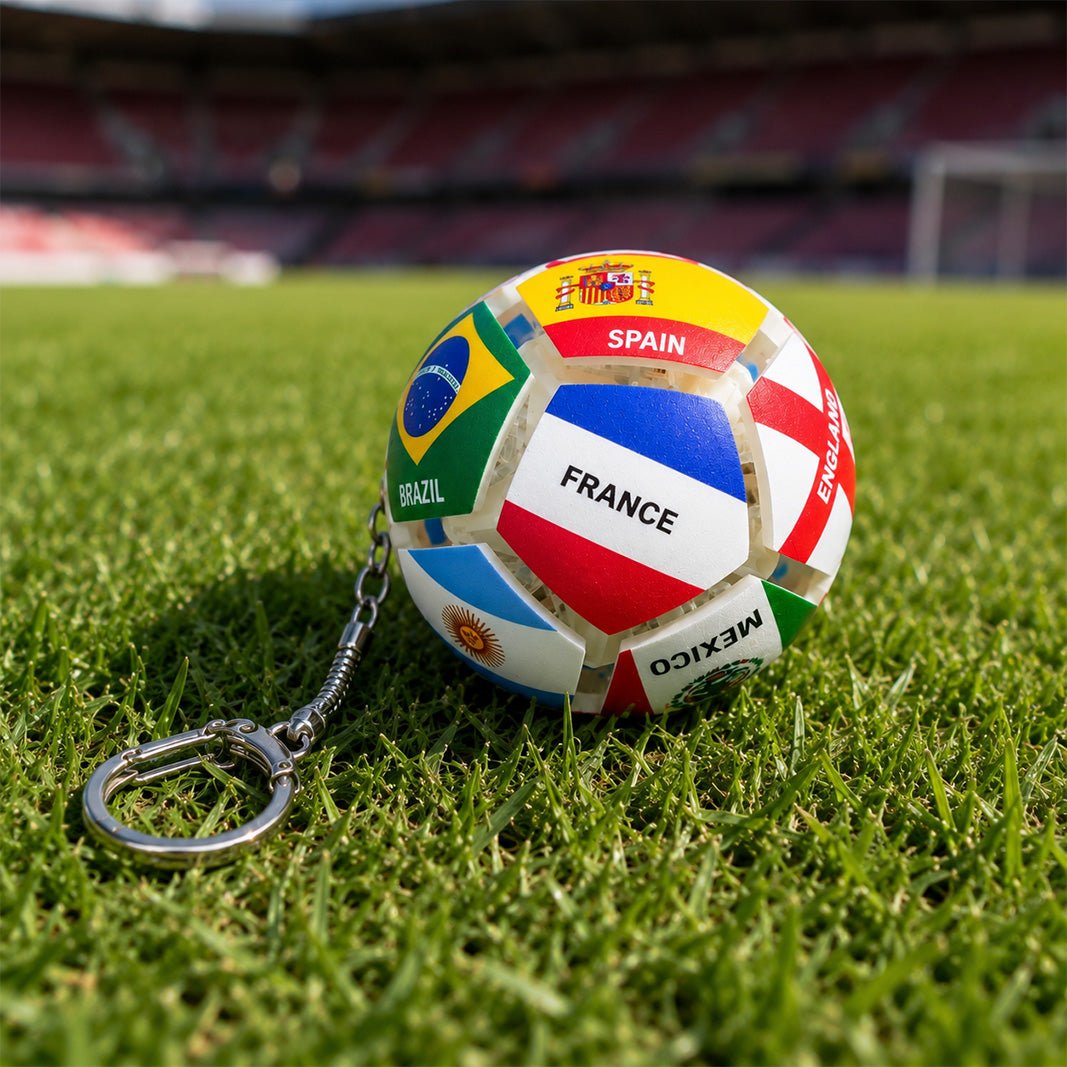 🔥LAST DAY 50% OFF💖⚽ Mini Flag Football Fidget Keychain|Pocket Stress Relief Pendant