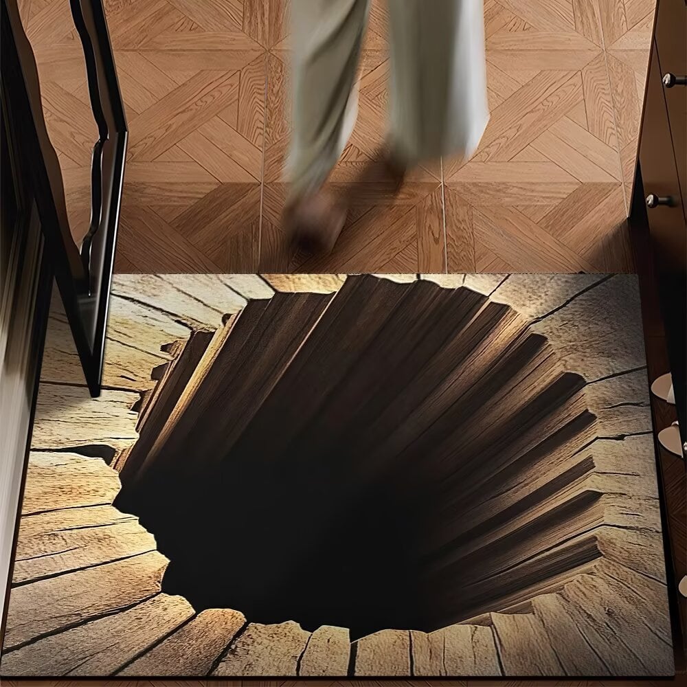 🌀 3D Infinity Illusion Doormat ✨ Turn Every Entrance into a Conversation Starter