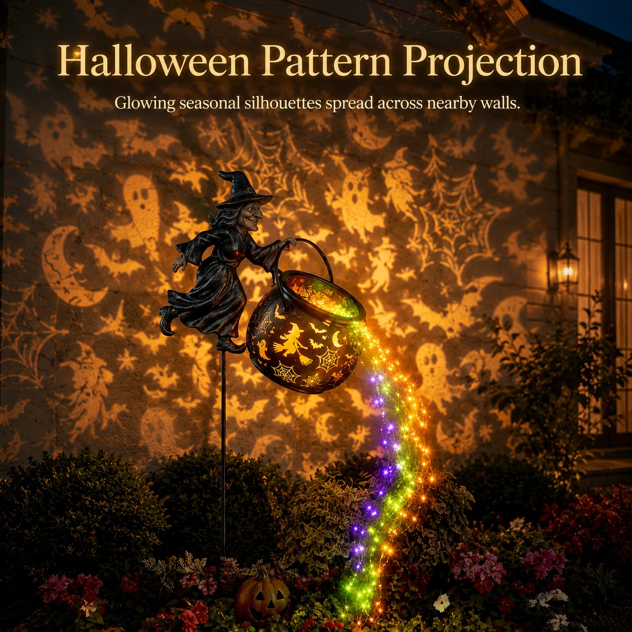 🧙‍♀️ Magical Witch Cauldron Garden Light 🎃 The Halloween Decoration Everyone Loves