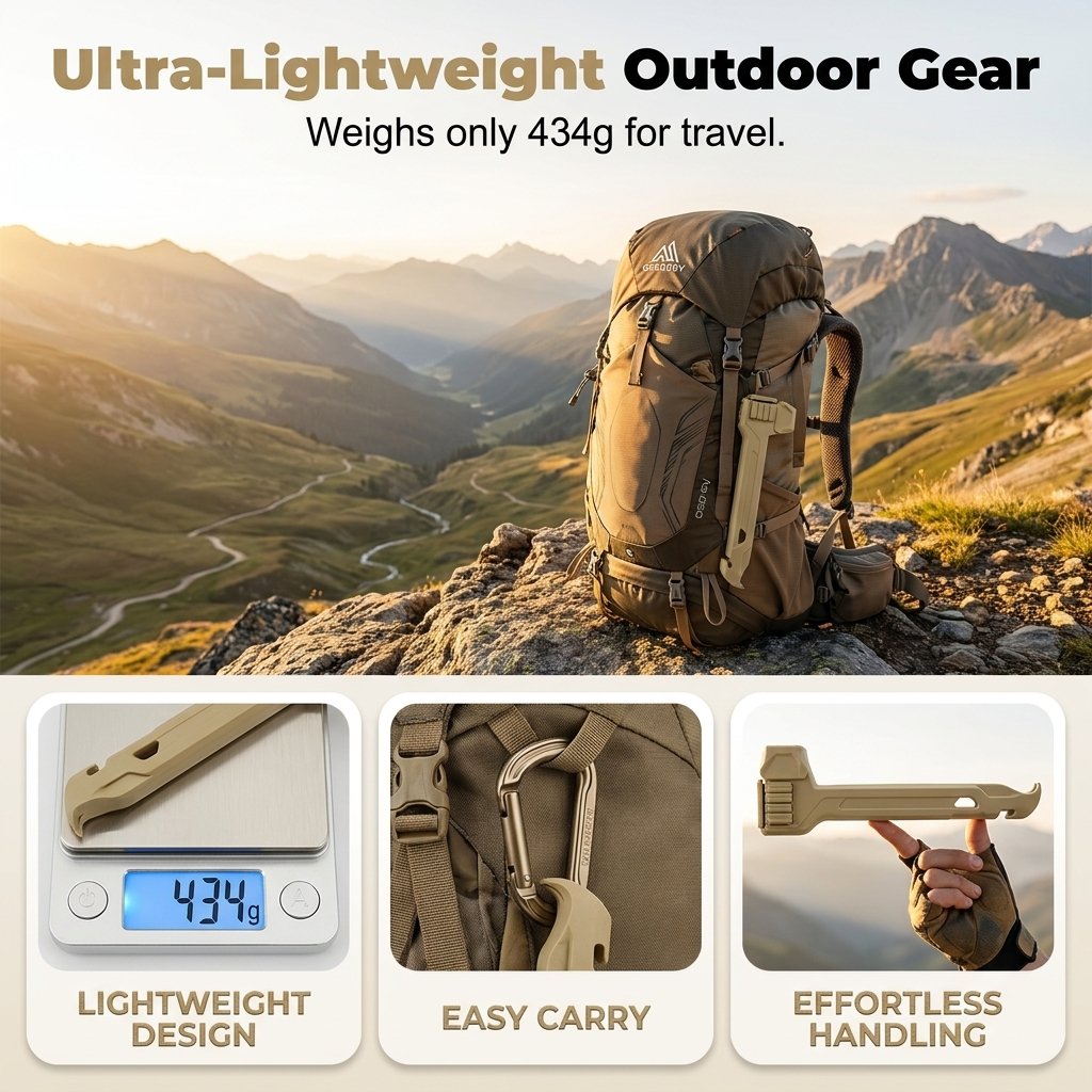 🔥LAST DAY 50% OFF - 🔨Multifunctional Camping Hammer & Tent Stake Puller🎁