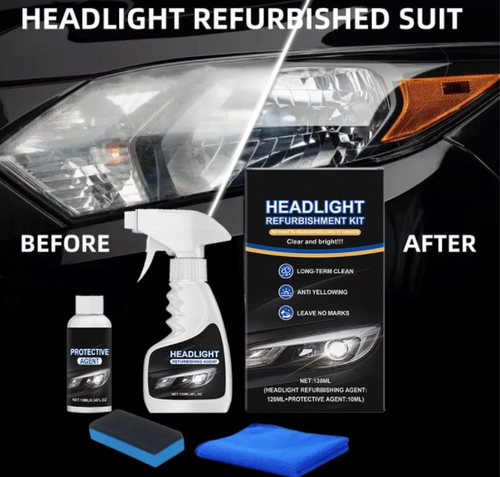 🎁 Last Day 49% OFF🚘Automotive Headlamp Restoration Fluid Kit