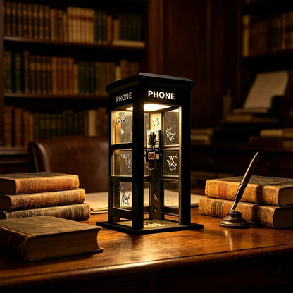 🔥Hot Sale 50% OFF✨Vintage Phone Booth Ambient Lamp🎇