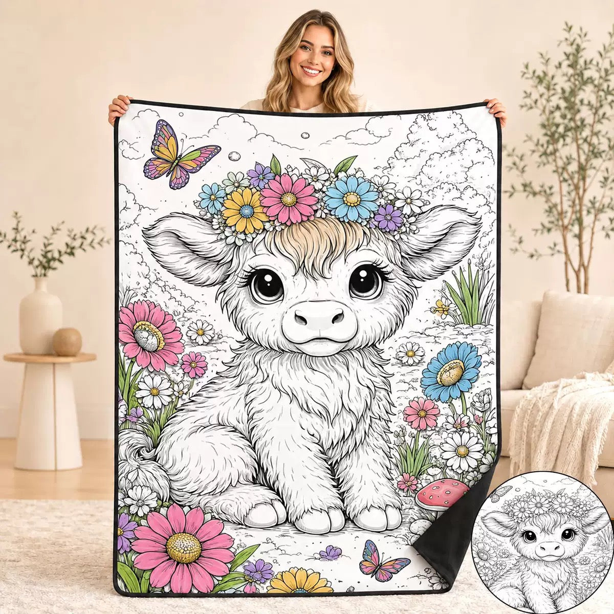 Ahlwo™ Coloring Blanket🖍️ Color It. Wash It. Repeat It! 🔄✨