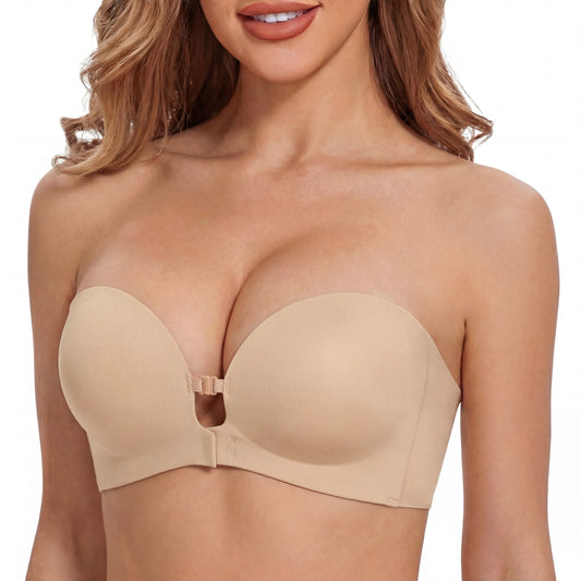 💜 Last Chance 50% Off Seamless Front Closure Bra With Adjustable Straps