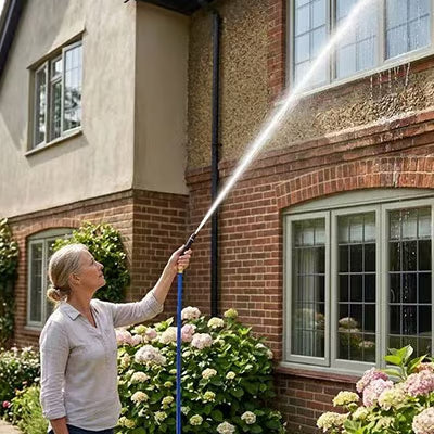 Adjustable Metal Nozzle Garden Hose Sprinkler