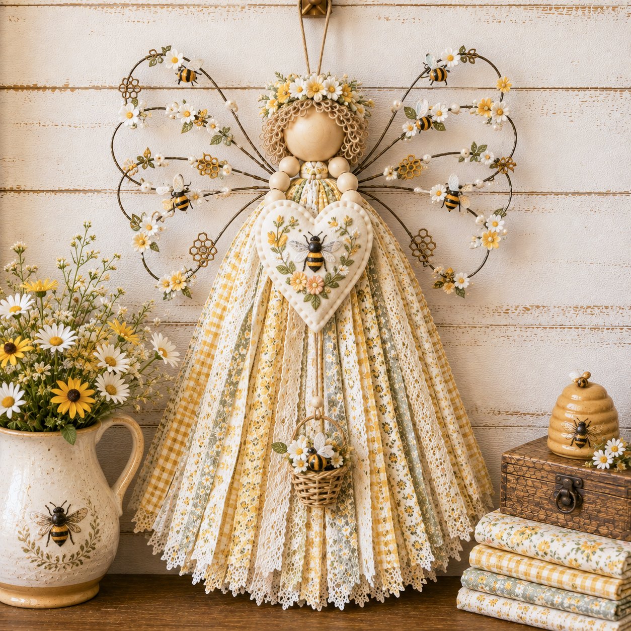 🔥HOT SALE - 🪽 Angel Fabric Hanging DIY Kit