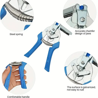 Fasten Upholstery, Wire Mesh & Fencing In Seconds 🔧 Heavy-Duty Hog Ring Pliers Kit